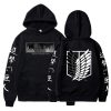 Anime Attack on Titan AOT Hoodie Levi Ackerman Sweatshirts Cozy Tops Sweatsuit Sudadera Felpa Moletom - Attack On Titan Store