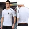 Anime Attack on Titan Print Compression Shirts for Men Gym Workout Sportswear Undershirts Quick Dry Athletic 3 - Attack On Titan Store