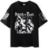 Attack on Titan AOT T Shirt Men Cotton T Shirt Anime Ackerman Levi Clothes Anime Tops - Attack On Titan Store