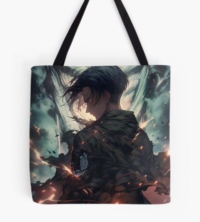 Levi Ackerman Tote Bag Official Cow Anime Merch