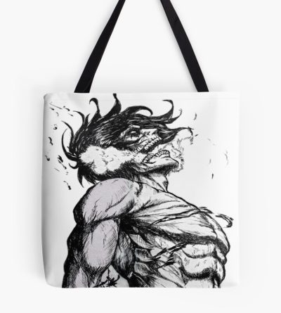 Attack On Titan Iren Yegre Drawing Tote Bag Official Cow Anime Merch