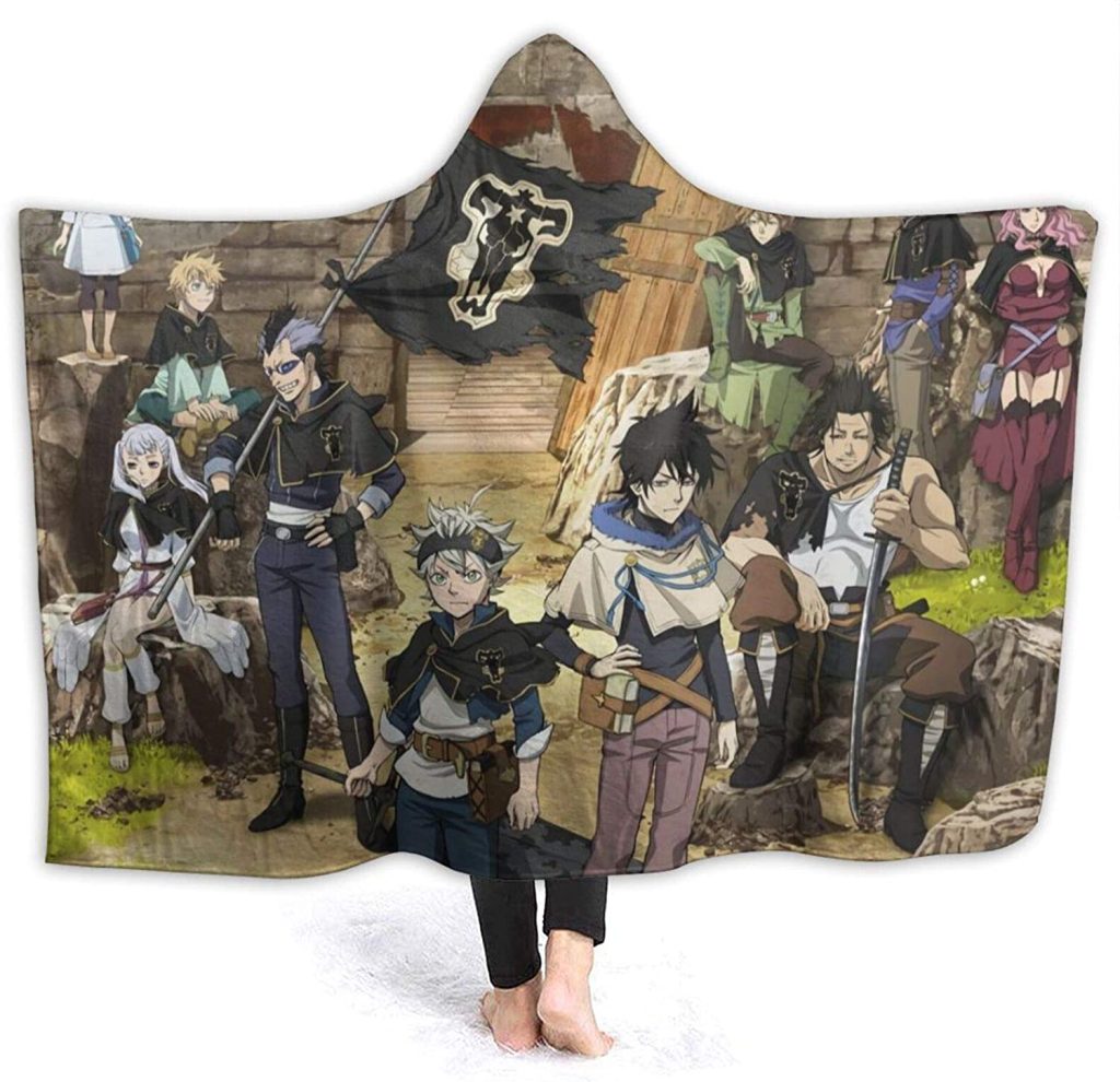 Anime Attack On Titan Fleece Blanket Flannel Winter Travel Hooded Blanket a01e72 0 - Attack On Titan Store