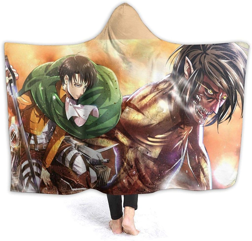 Attack On Titan Printed Throw Wearable Hooded Blanket b4f0a3 0 - Attack On Titan Store