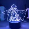 Light Blue Levi Ackerman 3D Lamp - Attack On Titan Store