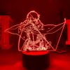 Red Levi Ackerman 3D Lamp - Attack On Titan Store