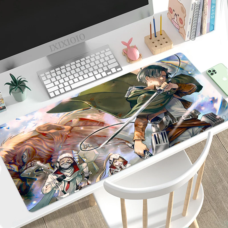 Shingeki No Kyojin Attack on Titan Anime Mouse Pad Gaming XL Home Computer HD Mousepad XXL 11 - Attack On Titan Store