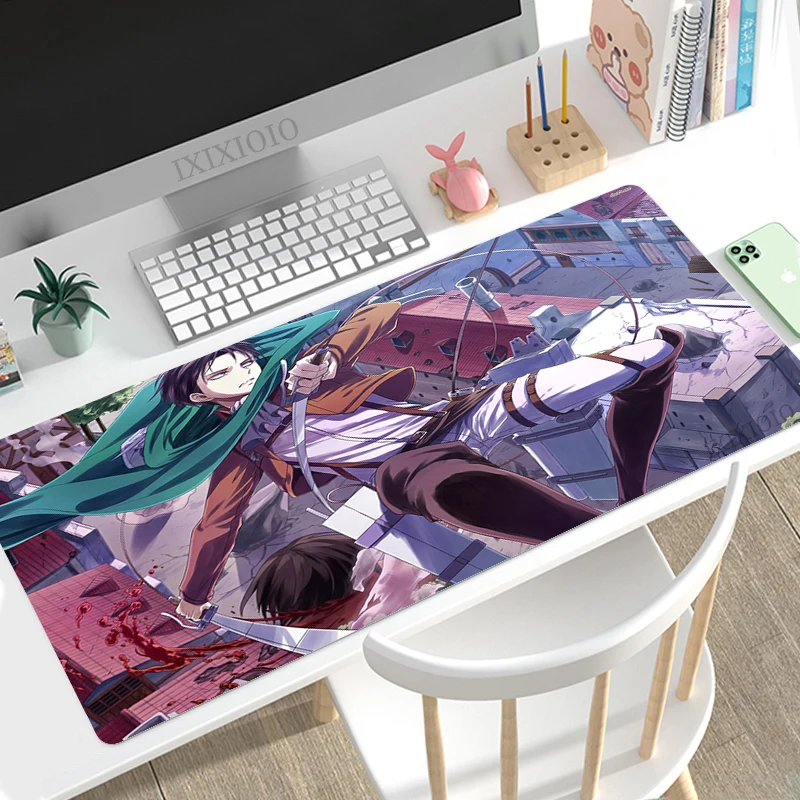 Shingeki No Kyojin Attack on Titan Anime Mouse Pad Gaming XL Home Computer HD Mousepad XXL 13 - Attack On Titan Store