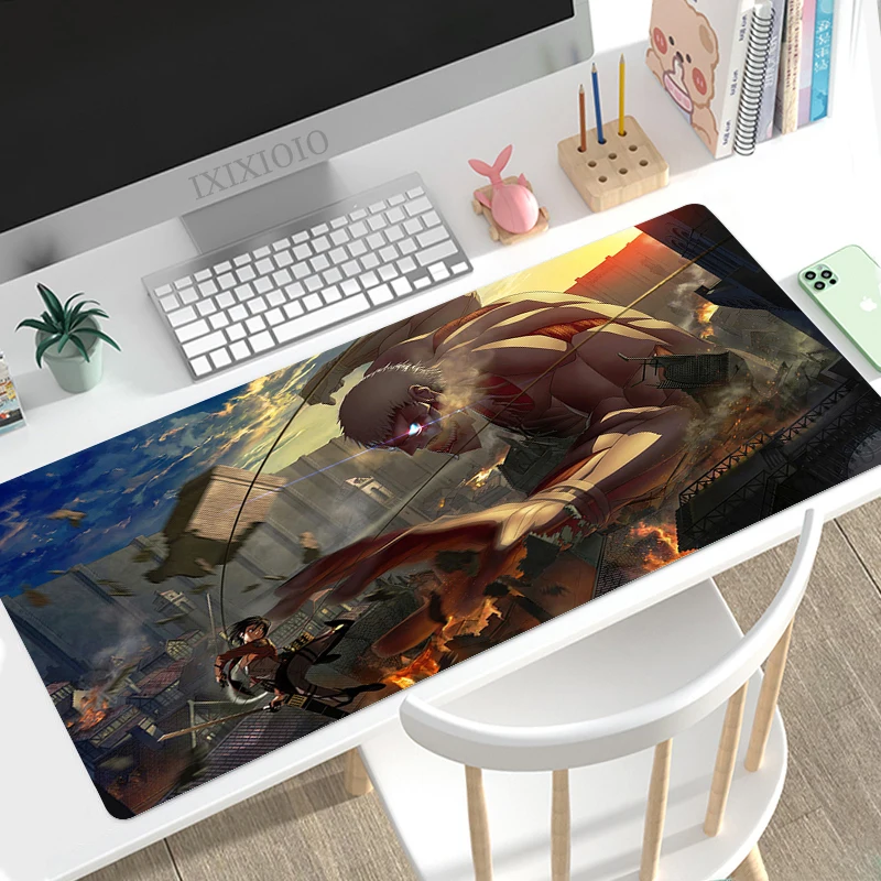 Shingeki No Kyojin Attack on Titan Anime Mouse Pad Gaming XL Home Computer HD Mousepad XXL 15 - Attack On Titan Store