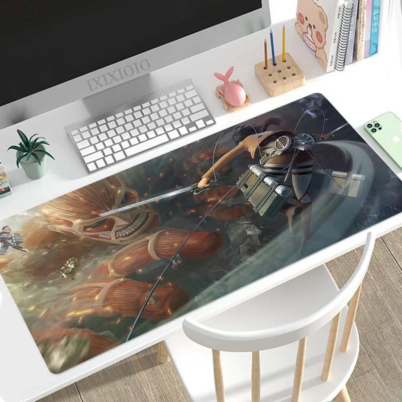 Shingeki No Kyojin Attack on Titan Anime Mouse Pad Gaming XL Home Computer HD Mousepad XXL 18 - Attack On Titan Store