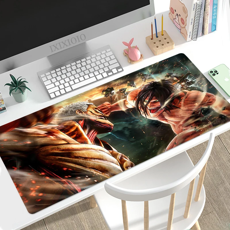 Shingeki No Kyojin Attack on Titan Anime Mouse Pad Gaming XL Home Computer HD Mousepad XXL 20 - Attack On Titan Store