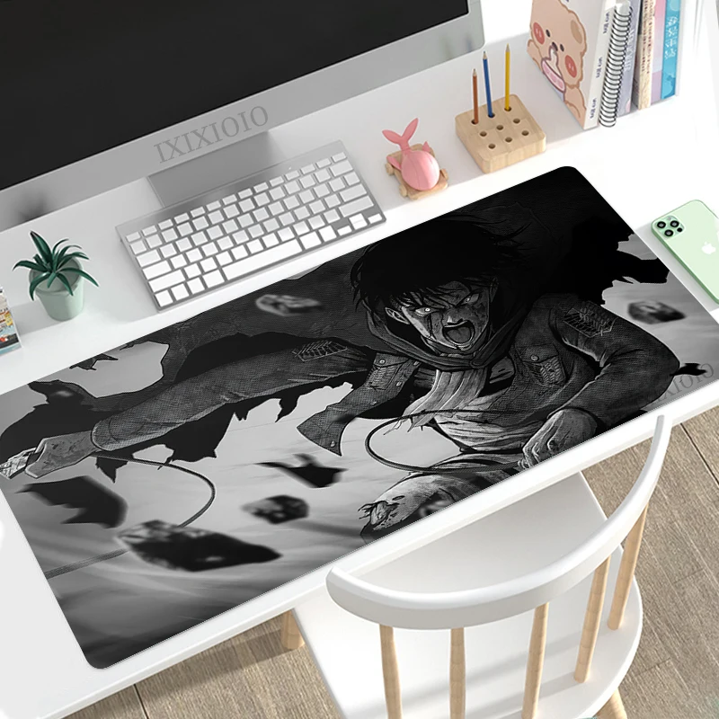 Shingeki No Kyojin Attack on Titan Anime Mouse Pad Gaming XL Home Computer HD Mousepad XXL 6 - Attack On Titan Store