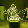 Yellow Levi Ackerman 3D Lamp - Attack On Titan Store