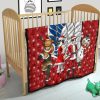 attack on titan anime premium quilt aot merry christmas outfit santa snowman reindeer quilt blanketryf4v - Attack On Titan Store