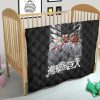 attack on titan anime premium quilt colossal titan wrecking wall wings of freedom symbol quilt blanketvbrn4 - Attack On Titan Store