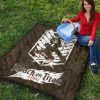 attack on titan anime premium quilt eren fighting white shining wings of freedom symbol quilt blanket8uuzl - Attack On Titan Store