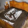 attack on titan anime premium quilt eren fighting white shining wings of freedom symbol quilt blanket8wwqm - Attack On Titan Store