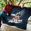 attack on titan anime premium quilt eren titan punch and eren human metal wings of freedom quilt blanketrjdgk - Attack On Titan Store