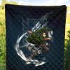 attack on titan anime premium quilt levi fighting wind blade metal wings of freedom quilt blankett3v31 - Attack On Titan Store