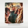 attack on titan shingeki no kyojin classic t shirt 14024 shower curtains - Attack On Titan Store