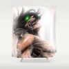 attack on titan shingeki no kyojin classic t shirt 14041 shower curtains - Attack On Titan Store