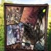 eren yeager and levi ackerman attack on titan premium quilt blanket anime home decor custom for fans qp9jn - Attack On Titan Store