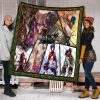 eren yeager and mikasa ackerman attack on titan premium quilt blanket anime home decor custom for fans atz0z - Attack On Titan Store