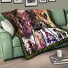 eren yeager and mikasa ackerman attack on titan premium quilt blanket anime home decor custom for fans ezcsr - Attack On Titan Store