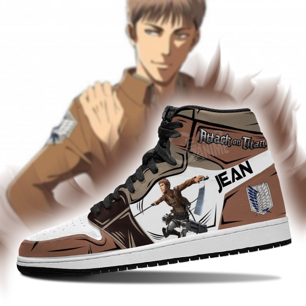 jean kirstein jordan sneakers attack on titan anime sneakers gearanime 3 - Attack On Titan Store