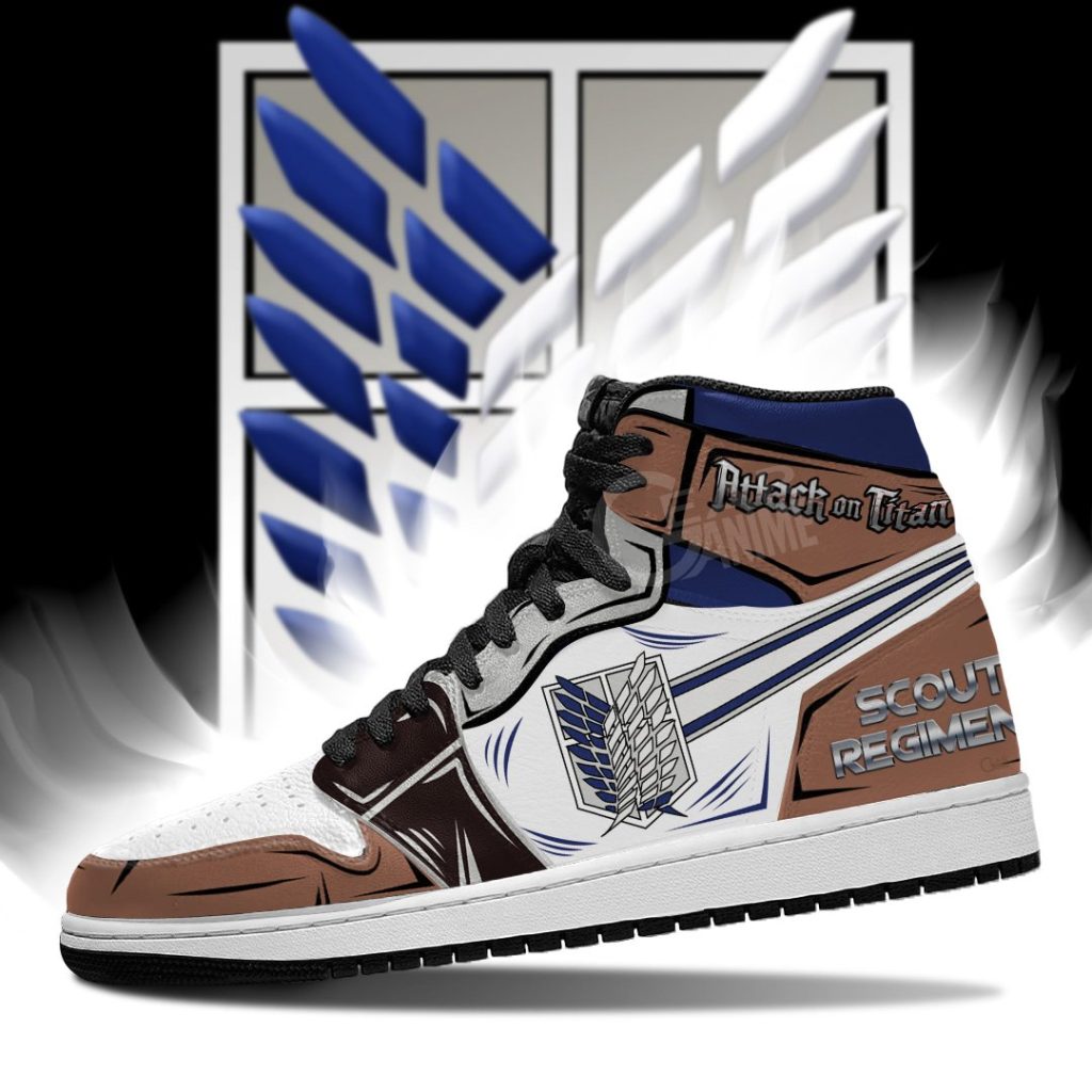 scout regiment jordan sneakers attack on titan anime sneakers gearanime 3 - Attack On Titan Store