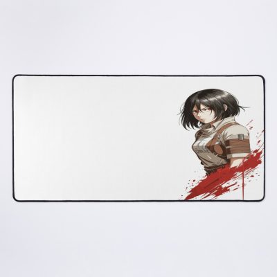 Mikasa Ackerman Mouse Pad Official Cow Anime Merch