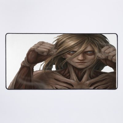 Annie Leonhart Titan Form Fighting Stance Mouse Pad Official Cow Anime Merch