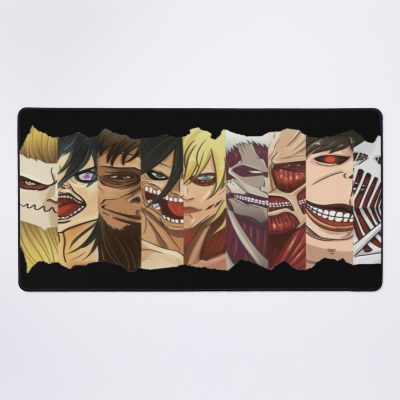 Aot Titans Mouse Pad Official Cow Anime Merch