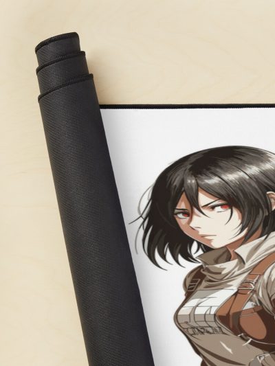 Mikasa Ackerman Mouse Pad Official Cow Anime Merch