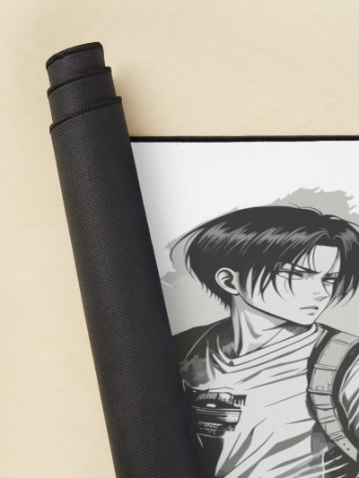 Levi Ackerman Art Mouse Pad Official Cow Anime Merch