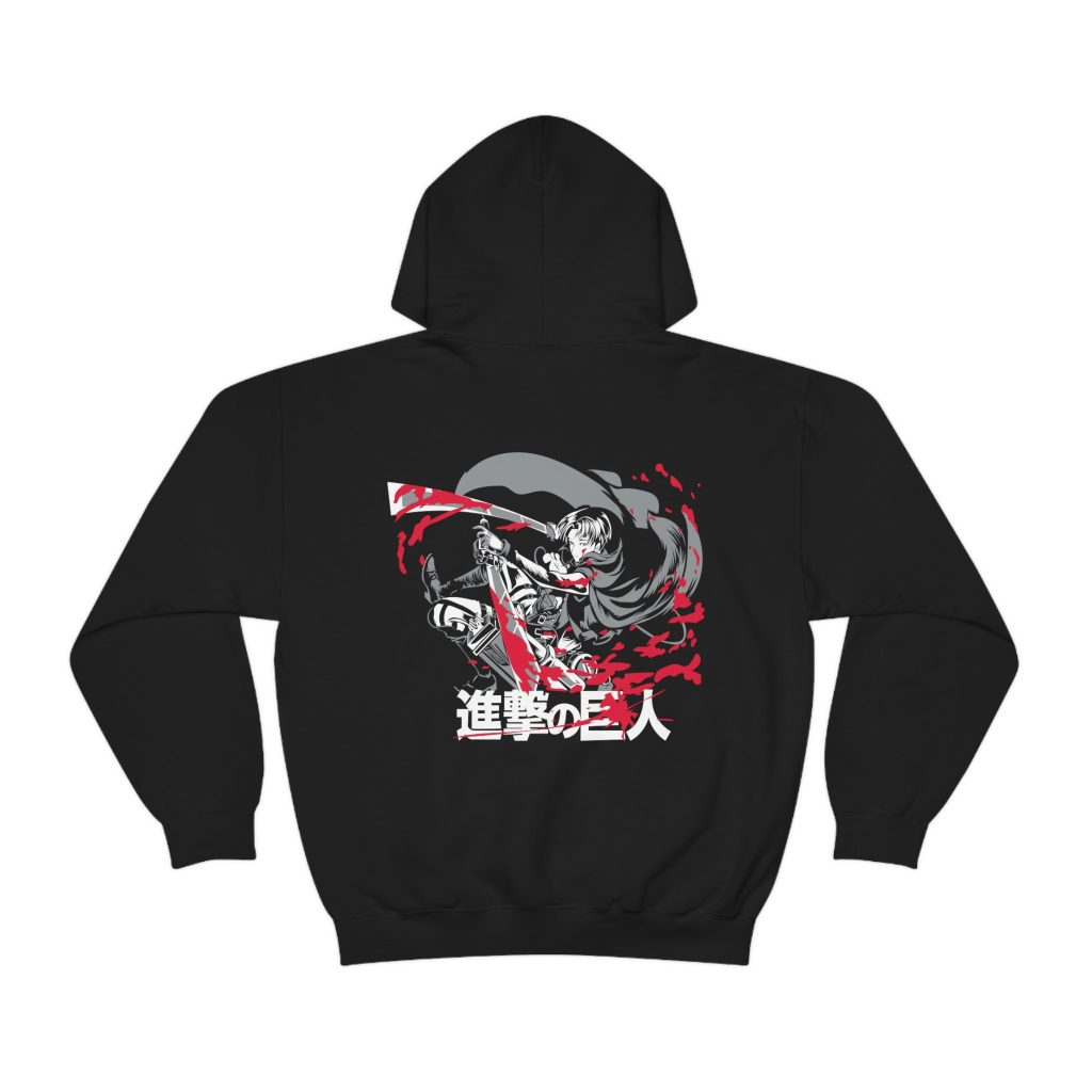 Attack on Titan Cool Levi Graphic Anime Hoodie